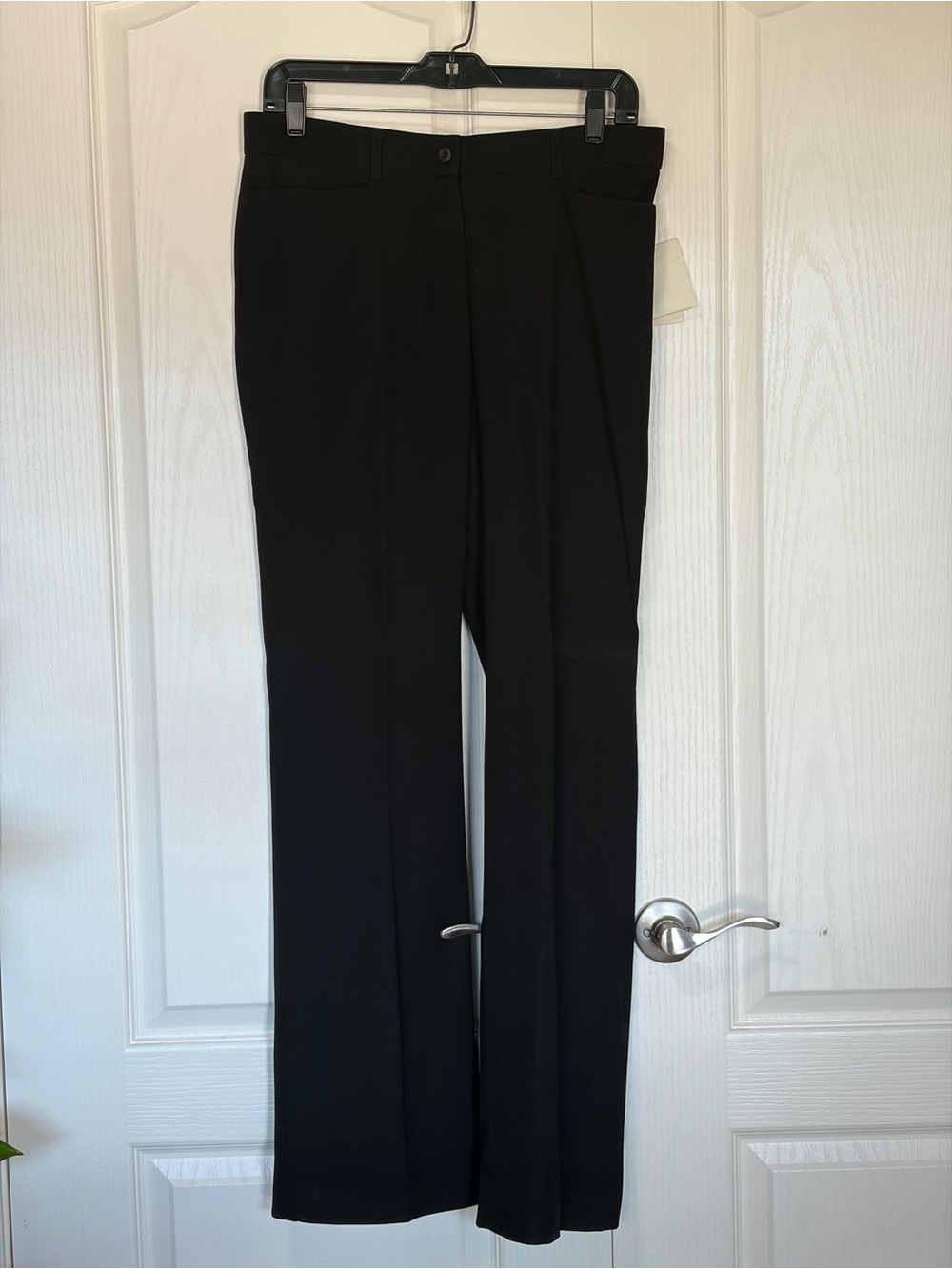 NWT Coldwater Creek Cavalry Twill Pants Aspenwood Size 10 Black
